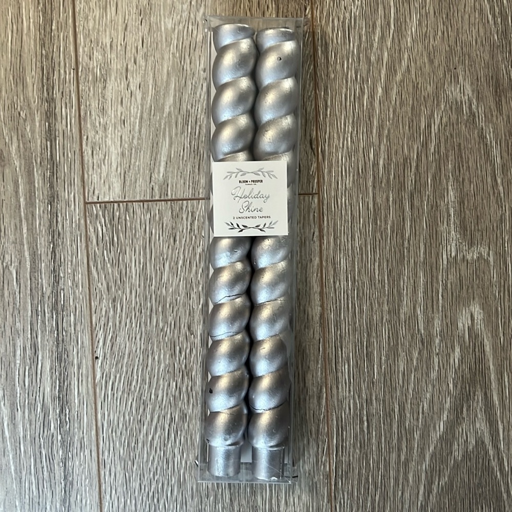 Sliver candle sticks (2)